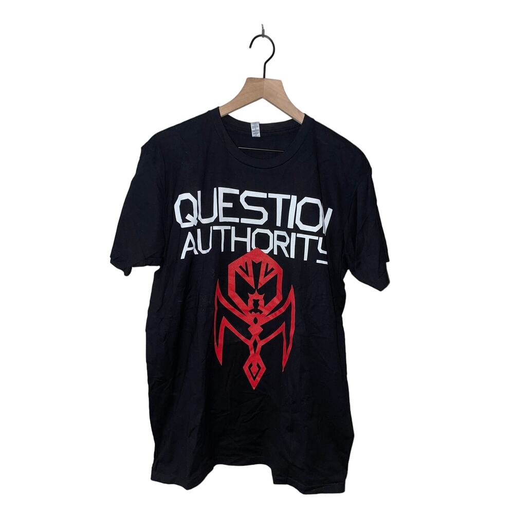 True Blood Shirt HBO Tv Show Promo Question Authority Graphic Tee L Large